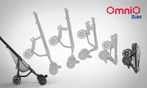 Инновационная коляска рюкзак OMNIO STROLLER